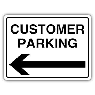 Customer Parking - Arrow Left