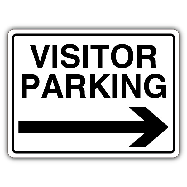 Visitor Parking - Arrow Right | Visitor & Customer | Parking ...