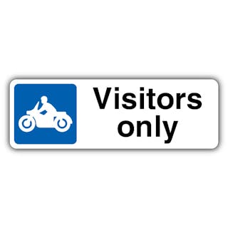 Visitors Only - Mandatory Motorcycle Parking - Landscape