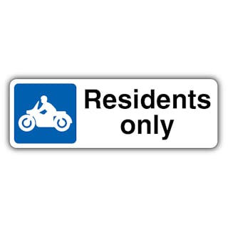Residents Only - Mandatory Motorcycle Parking - Landscape