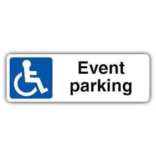 Event Parking - Mandatory Disabled - Landscape