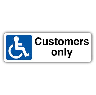 Customers Only - Mandatory Disabled - Landscape