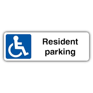 Resident Parking - Mandatory Disabled - Landscape