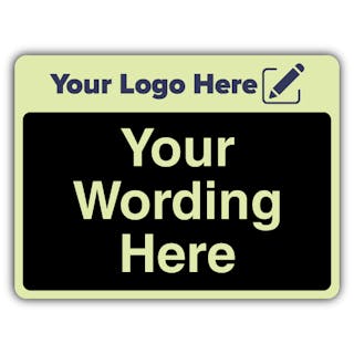 Wayfinding Full Black - Landscape - Your Logo Here