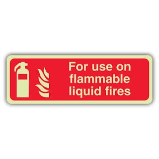 Photoluminescent For Use On Flammable Liquid Fires