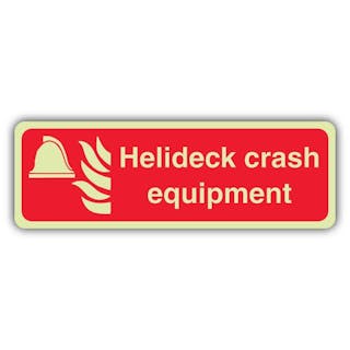 Photoluminescent Helideck Crash Equipment