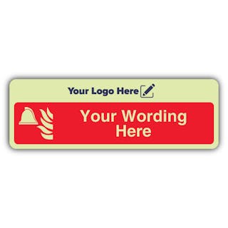 Fire Equipment - Narrow Landscape - Your Logo Here