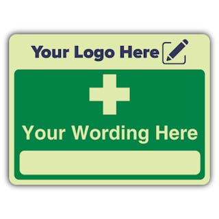Your First Aider - Landscape - Your Logo Here