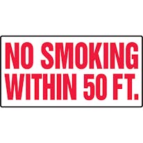 No Smoking Within 50 Ft.