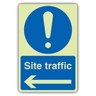 GloReflect Site Traffic Arrow Left