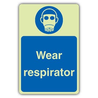 Photoluminescent Wear Respirator