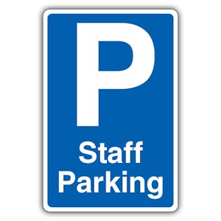Staff Parking - Blue