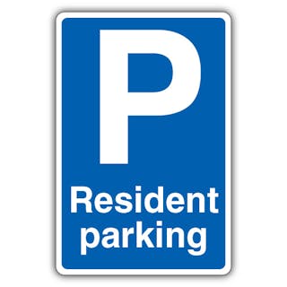 Resident Parking - Mandatory Blue Parking - Blue