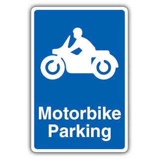 Motorbike Parking - Blue