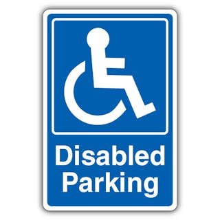 Disabled Parking - Blue