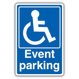 Event Parking - Mandatory Disabled - Blue