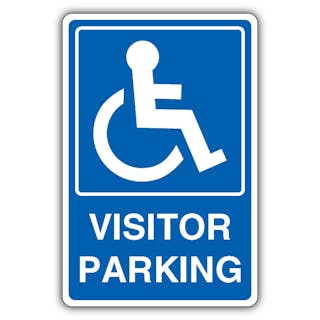 Visitor Parking - Mandatory Disabled - Blue