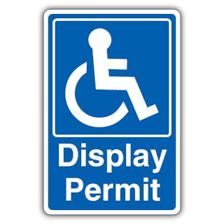 Display Permit - Mandatory Disabled