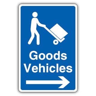 Goods Vehicles - Mandatory Loading Vehicle - Arrow Right
