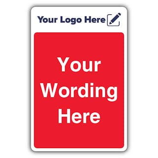 Custom Wording - Your Logo Here