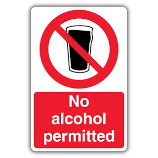 No Alcohol Permitted