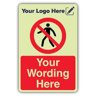 No Access - Portrait - Your Logo Here