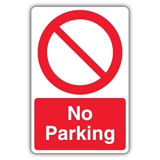No Parking - Prohibition Symbol
