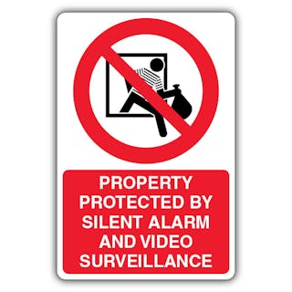 Property Protected By Silent Alarm And Video Surveillance