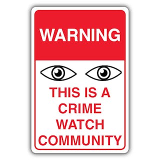 Warning This Is A Crime Watch Community