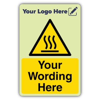 Hot Surface - Portrait - Your Logo Here