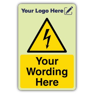 Electric Shock - Portrait - Your Logo Here
