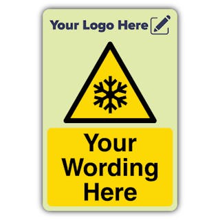 Low Temperature - Portrait - Your Logo Here
