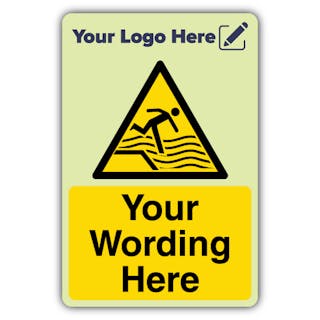 Sudden Drop - Portrait - Your Logo Here