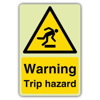 Photoluminescent Warning Trip Hazard