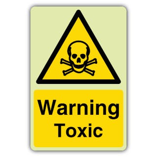 Photoluminescent Warning Toxic