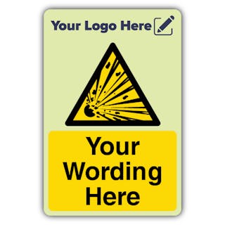 Explosive Substance - Portrait - Your Logo Here