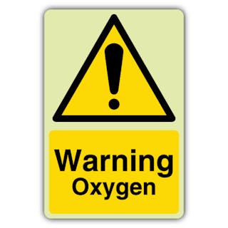 Photoluminescent Warning Oxygen