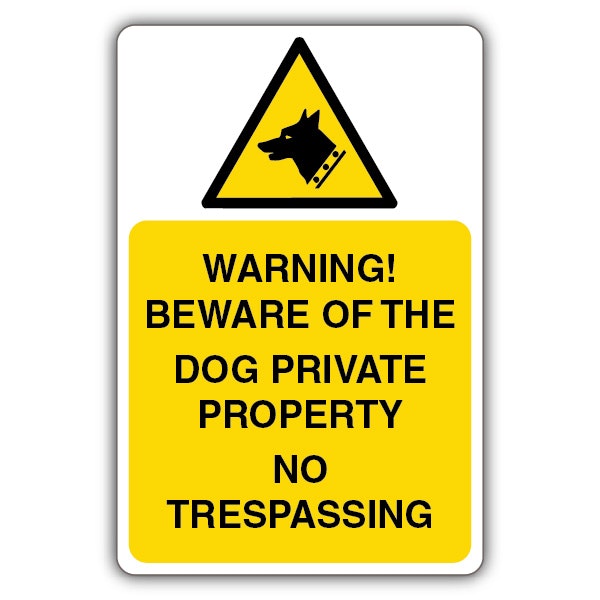 Phyabe 2 Pack No Trespassing Dog On Premises Keep Gate Shut Do Not Enter Sign, 7 X 10 Inch Rust Free Aluminum Beware Of Dog Sign, Weather Resistant, Waterproof, Durable Ink, Easy
