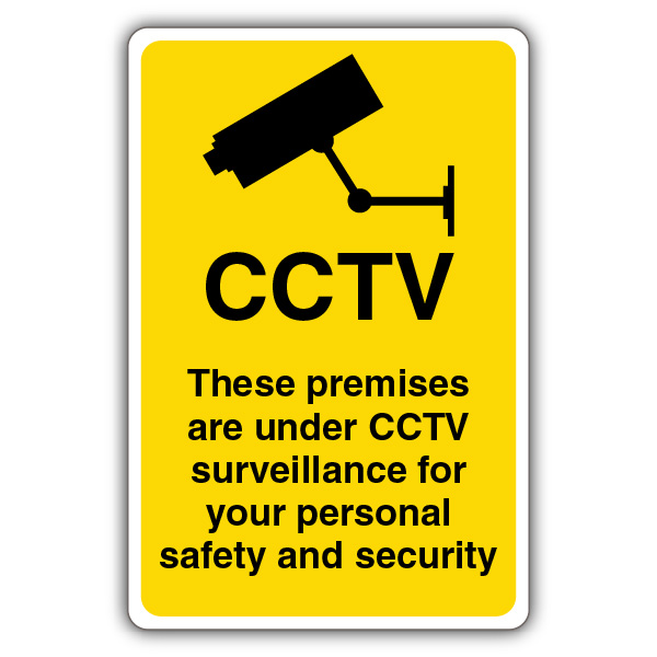 These Premises Are Under CCTV Surveillance - CCTV Camera And Static ...