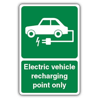 Electric Vehicle Recharging Point Only
