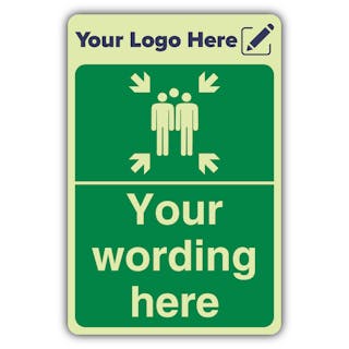 Emergency Assembly Point - Portrait - Your Logo Here