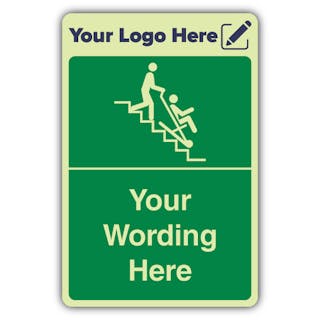 Evacuation Chair - Portrait - Your Logo Here