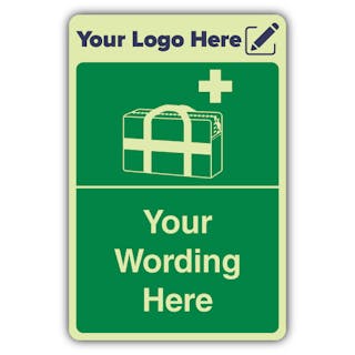 First Aid Bag - Portrait - Your Logo Here