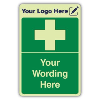 First Aid - Portrait - Your Logo Here