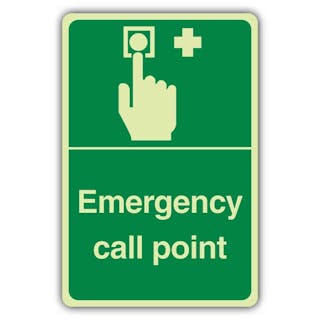 Photoluminescent Emergency Call Point