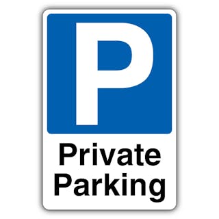 Private Parking - Mandatory Blue Parking 