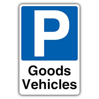 Goods Vehicles - Mandatory Blue Parking