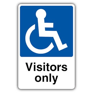 Visitors Only - Mandatory Disabled