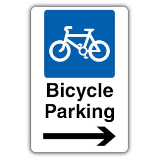 Bicycle Parking - Arrow Right