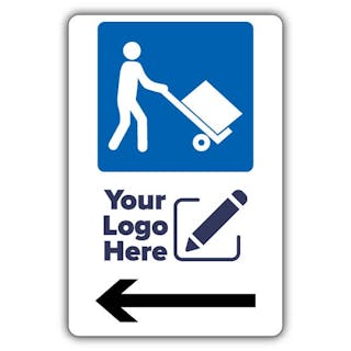 Large Goods In Icon Arrow Left - Large Your Logo Here